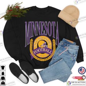 Viking Football Vintage Minnesota Vikings Crewneck Retro Unisex Football Sweatshirt 4