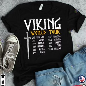 Viking Shirt Viking World Tour Funny Viking Gift Viking History Shirt 2