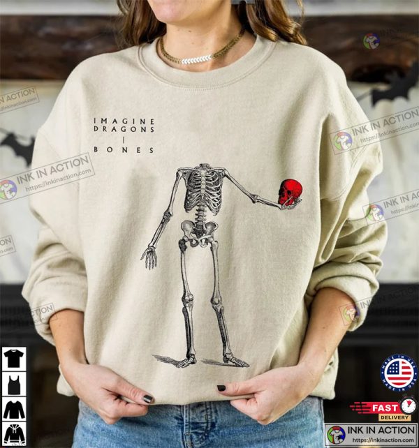 Vintage Bones Skeletons Imagine Dragons Imagine Dragons T-Shirt