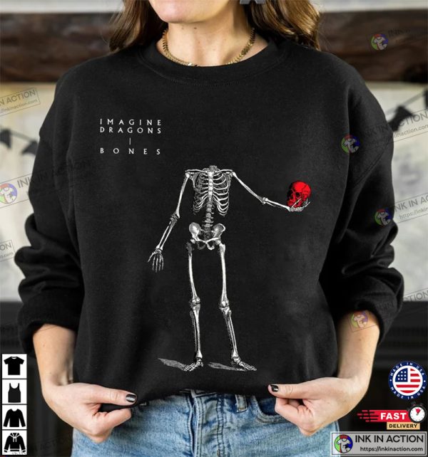 Vintage Bones Skeletons Imagine Dragons Imagine Dragons T-Shirt