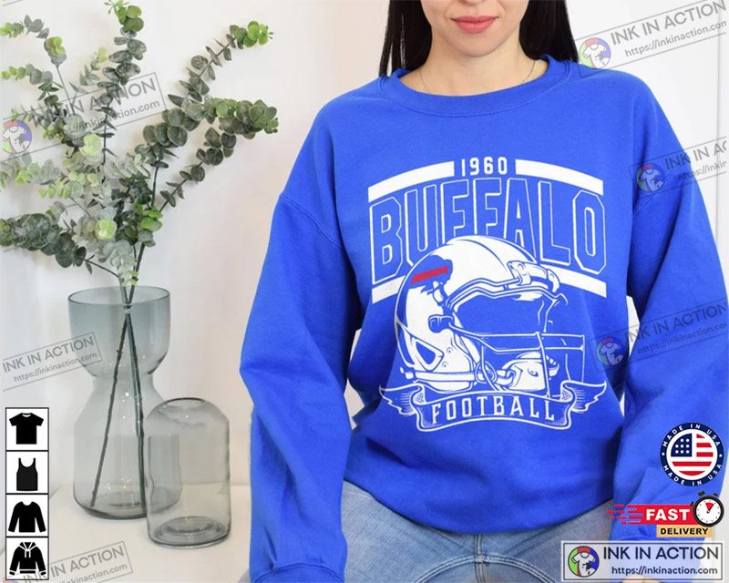 vintage Buffalo Bills embroidered sweatshirt