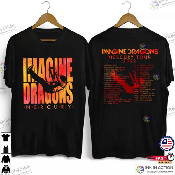 Vintage Imagine Dragons Mercury Tour Shirt