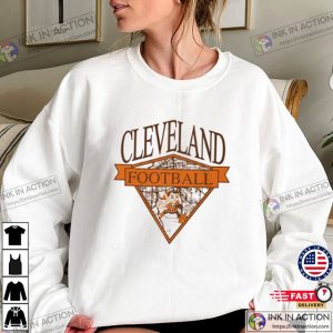 Vintage Map of Cleveland Brownie Design NFL Football Sweatshirt 2