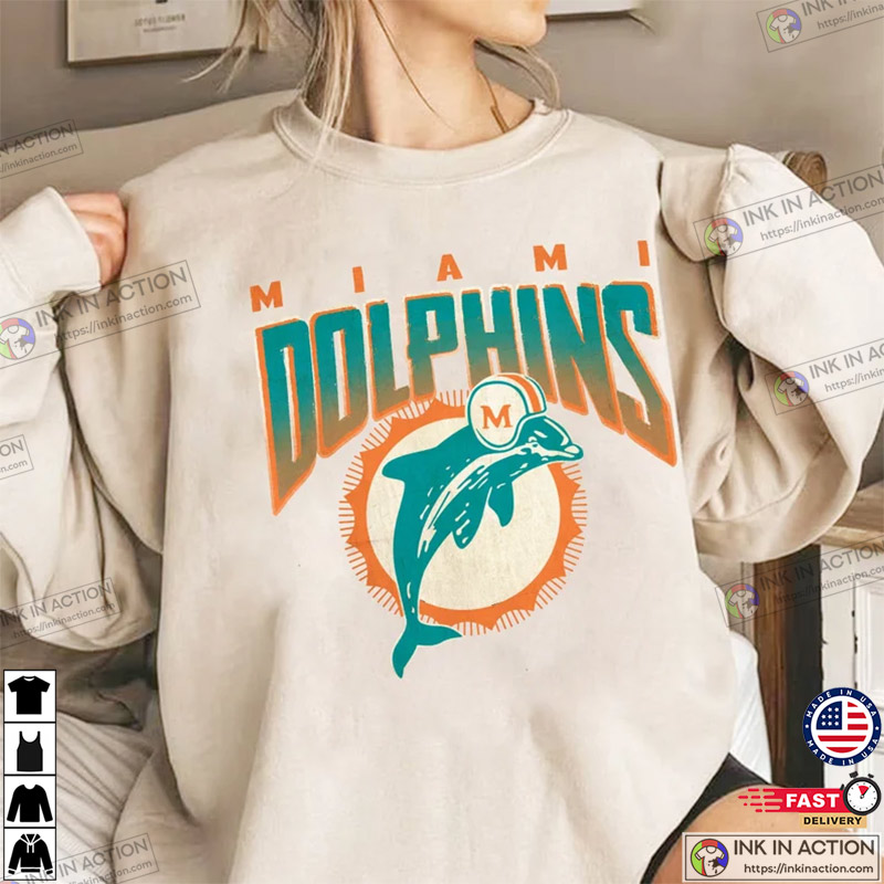 retro dolphins hoodie