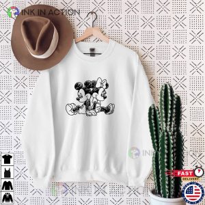 Vintage Mickey and Minnie Sweatshirt, Gift For Couples, Lovely Sweatshirt, Magic Trip, Animation Mickey Mouse