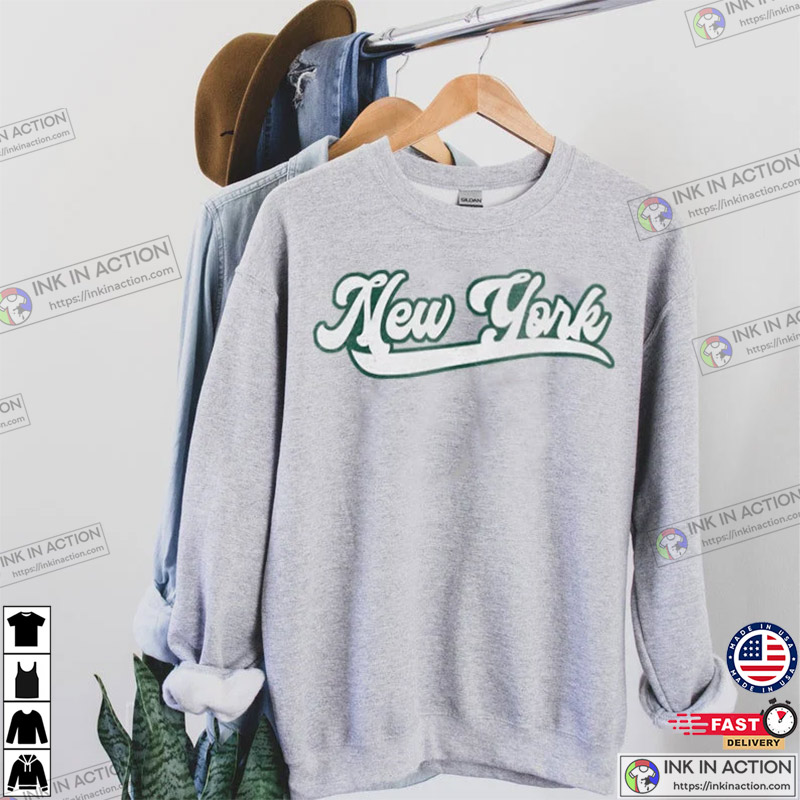 BooeyStudios Vintage New York Football Sweatshirt, New York Crewneck, NYC Football Sweatshirt, New York Sweatshirt Cute, NYC Football Shirt