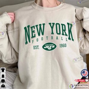 Vintage Style New York Football Vintage Ny Football Sweatshirt Game Day Unisex Hoodie 1