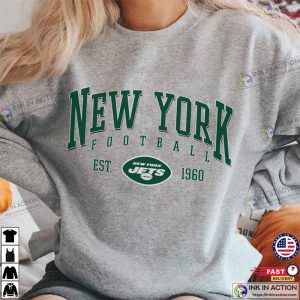 Vintage Style New York Football Vintage Ny Football Sweatshirt Game Day Unisex Hoodie 3