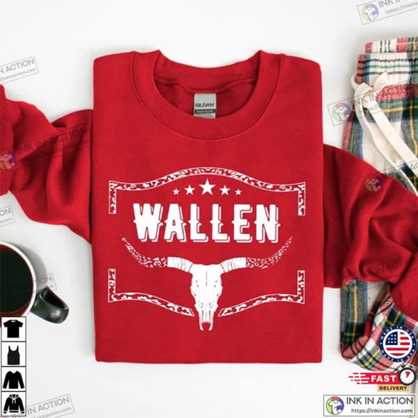 Vintage Wallen Western Bullhead Country Music Shirt