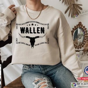 Vintage Wallen Western Sweatshirt Wallen Sweatshirt Country Music Shirt 3