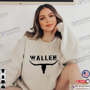 Wallen Bullhead Sweatshirt Cowboy Wallen Sweatshirt Country Music 5
