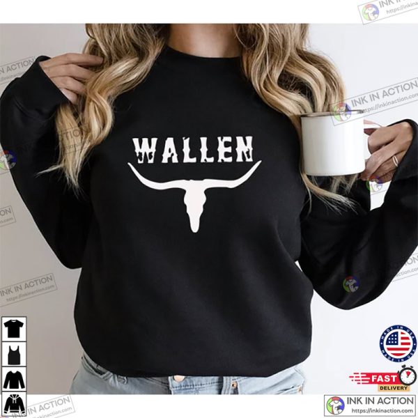 Wallen Bullhead Western Cowboy Country Music Tee