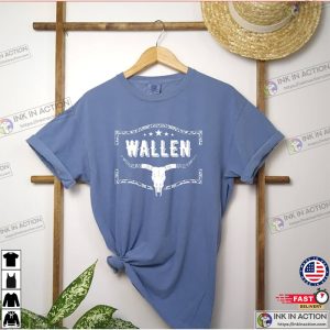 Wallen Bullskull Shirt Comfort Colors Country Music Shirt Nashville Shirt 3