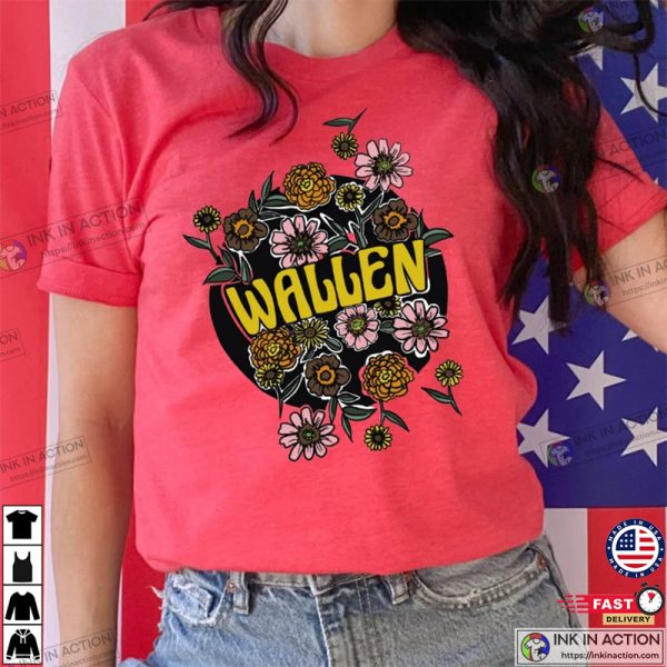 Morgan Wallen Color Floral Music Shirt
