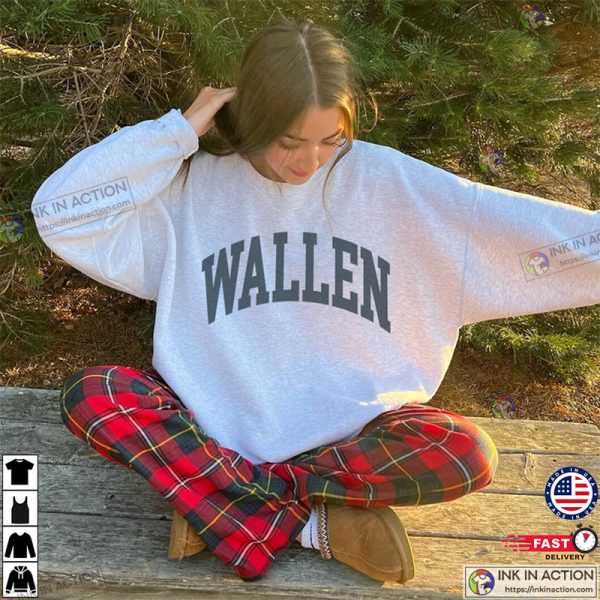 Wallen Faded Vintage Aesthetic Country Music Sweatshirt