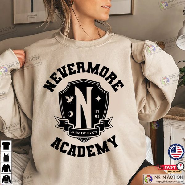 Wednesday Addam Christmas Matching Nevermore Academy Shirt
