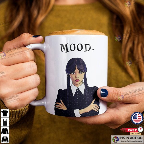 Wednesday Addams Mood Ceramic Mug