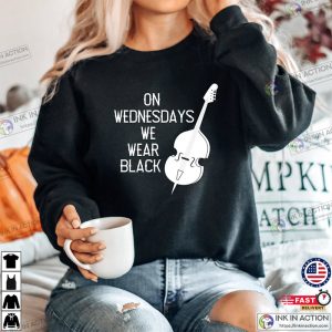 Wednesday Addams On Wednesdays We Wear Black Nevermore Academy TV Series Shirt 3
