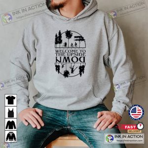 Welcome To The Upside Down Stranger Things Inspired Hoodie
