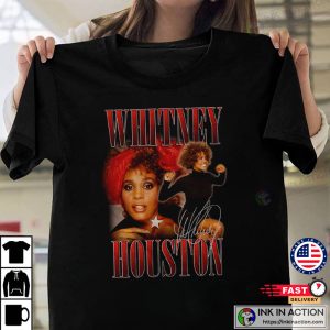 Whitney Houston 90s Homage Official Tee T Shirt 2