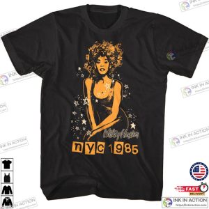 Whitney Houston NYC 85 T shirt Houston Live Performace T shirt Soul Icon T shirt 1