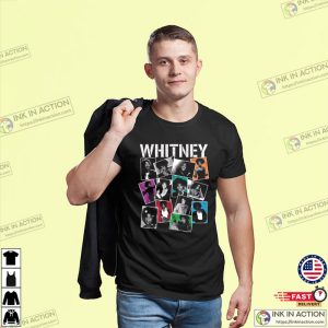 Whitney Houston Polaroids Mens Tshirt The Voice Merchandise Young Houston Photo Tshirt 4