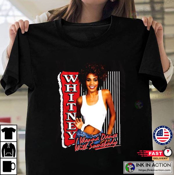 Whitney Houston I Wanna Dance With Somebody Poster Men’s Graphic Tee