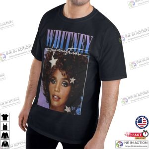 Whitney Houston Portrait Photo Graphic Tee