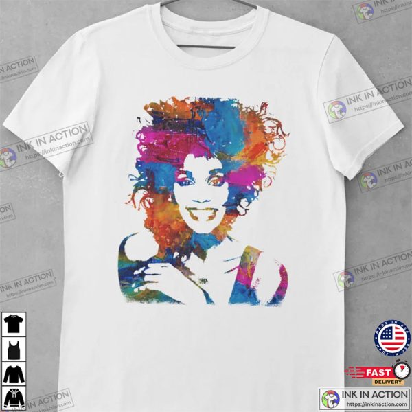 Whitney Houston Fan Art Painting Unisex Shirt