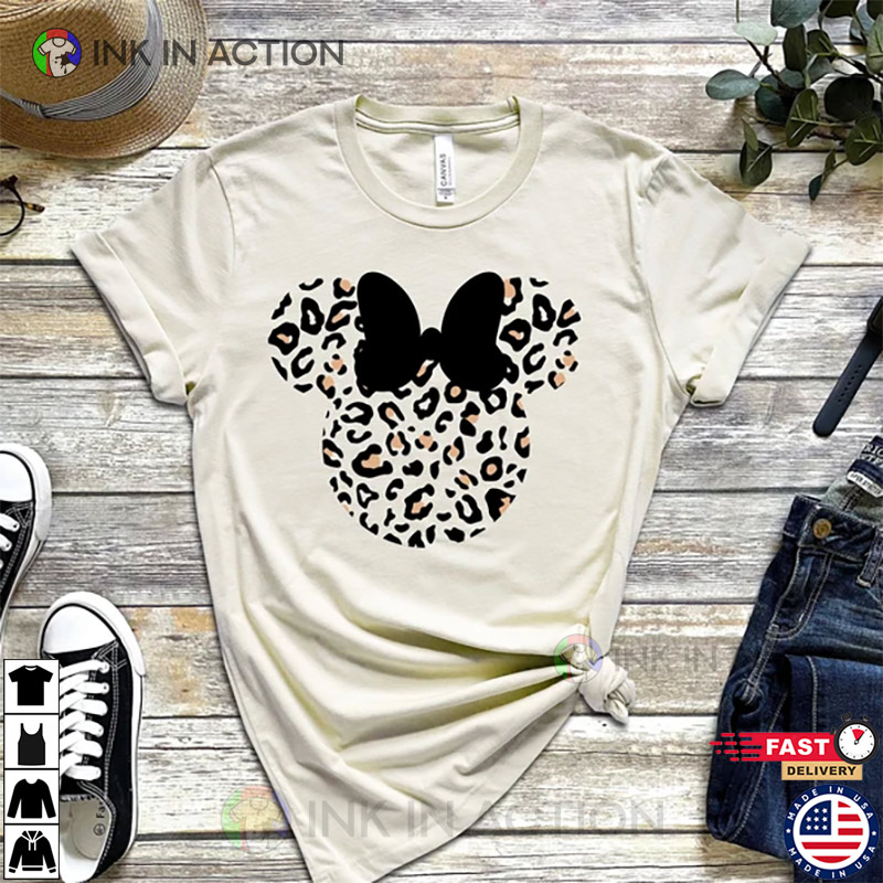 Women's Disney Minnie Leopard Shirt