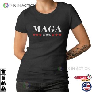 Womens MAGA 2024 Make America Great Again trump tshirt 3