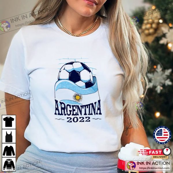 World Cup 2022 Argentina Soccer Football Qatar 2022 T-Shirt
