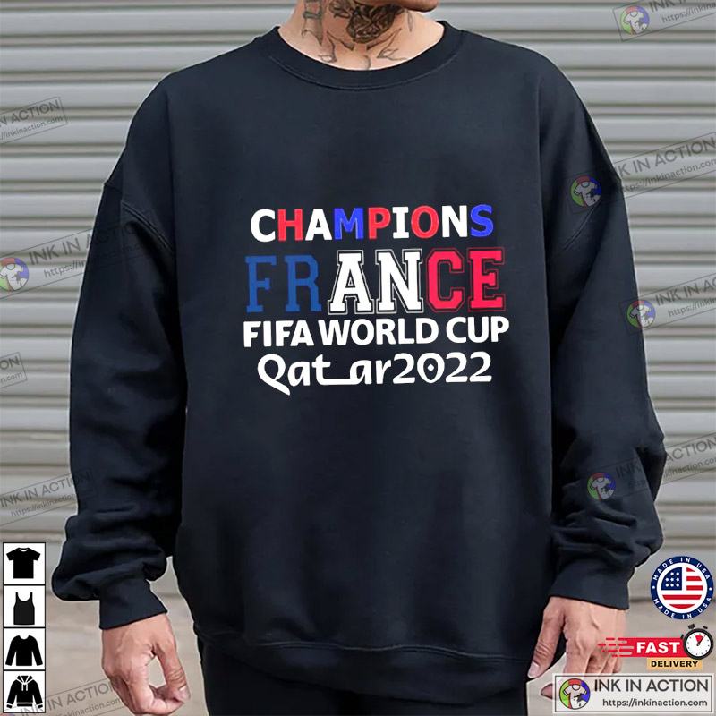 Lydig Våd Blot World Cup 2022 Champion France World Cup Champion 2022 World Cup Qatar 2022  Winner Shirt - Ink In Action