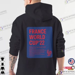 World Cup 2022 Team France Les Bleus France Football Supporter Shirt