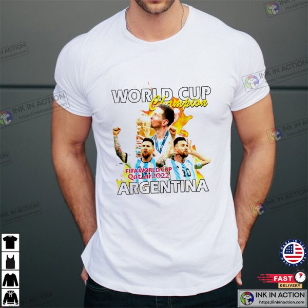 World Cup Champion 2022 Argentina Argentina Champion Argentina Messi World Cup T-shirt