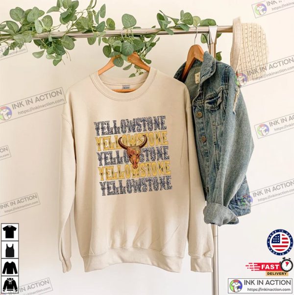 Yellowstone Bullhead Western Cowboys Sweatshirt