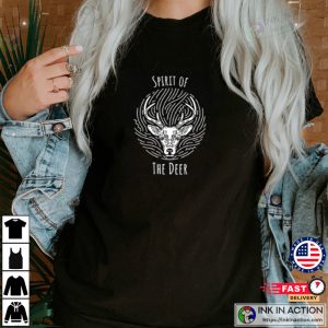 Youth Deer Spirit Of The Deer Animal Shirt