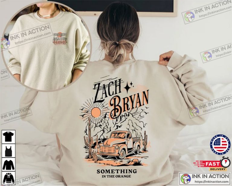 Zach Bryan Merch, Zach Bryan Something In The Orange T-shirt - Print ...