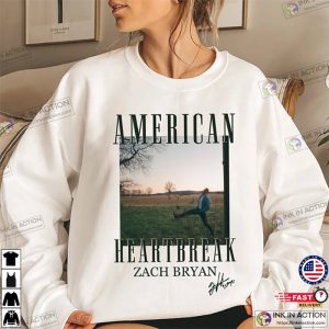 Zach Bryan T-shirt, American Heartbreak Album Cover T-shirt