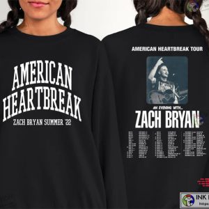 Zach Bryan T shirt Zach Bryan American Heartbreak Tour T shirt 2