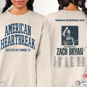 Zach Bryan T shirt Zach Bryan American Heartbreak Tour T shirt 3