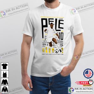 pele soccer Pele Santos FC Long Tshirt 1