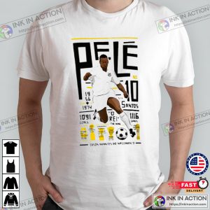 pele soccer Pele Santos FC Long Tshirt 2