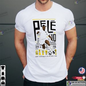 pele soccer Pele Santos FC Long Tshirt 4