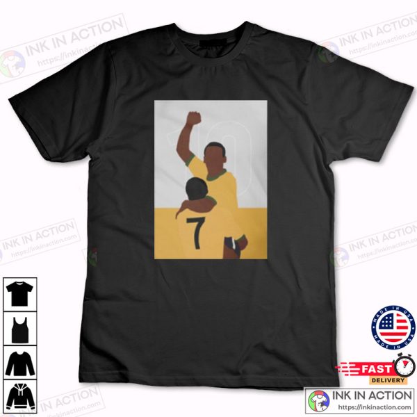 Pele World Cup Wins Pele Art T-shirt