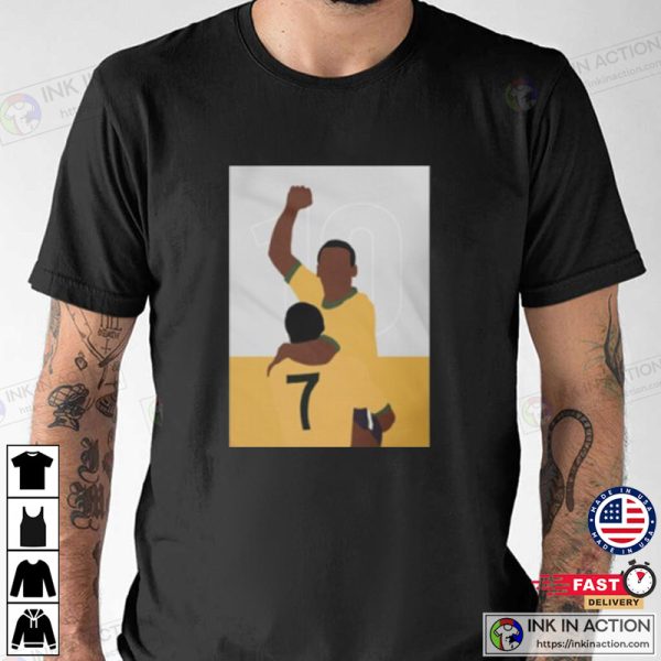 Pele World Cup Wins Pele Art T-shirt