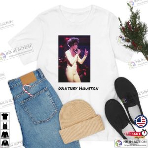 whitney houston tshirt Whitney Houston Graphic Tee 1