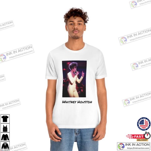 Whitney Houston Music Graphic Tee