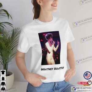 whitney houston tshirt Whitney Houston Graphic Tee 3