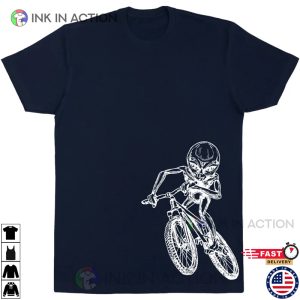 Alien Cycling Bicycle Men T Shirt Gift for Him Bicycling Shirt Boyfriend Gift 2